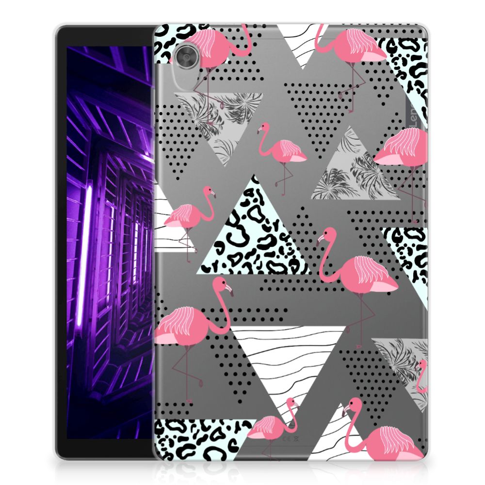 Lenovo Tab M10 HD (2de generatie) Back Case Flamingo Triangle