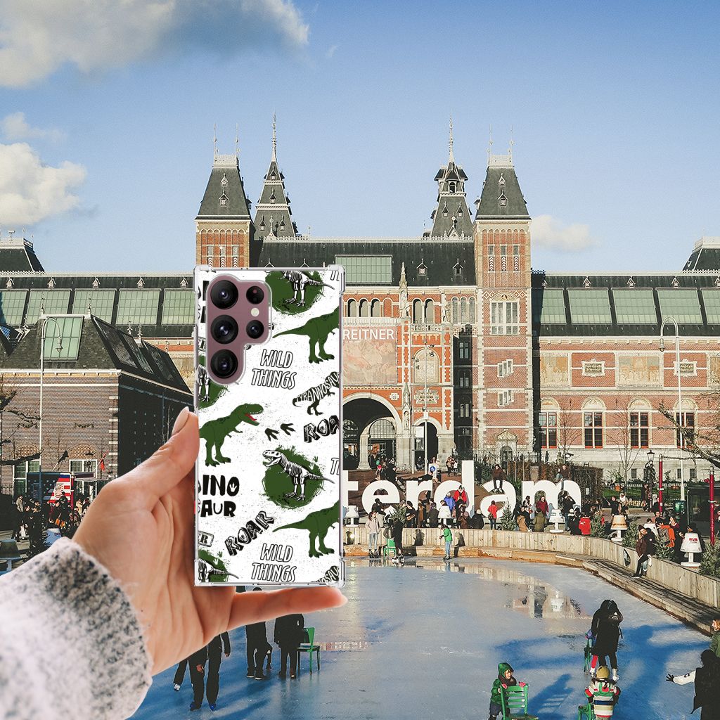 Case Anti-shock voor Samsung Galaxy S23 Ultra Dinosaurus B2C Telecom