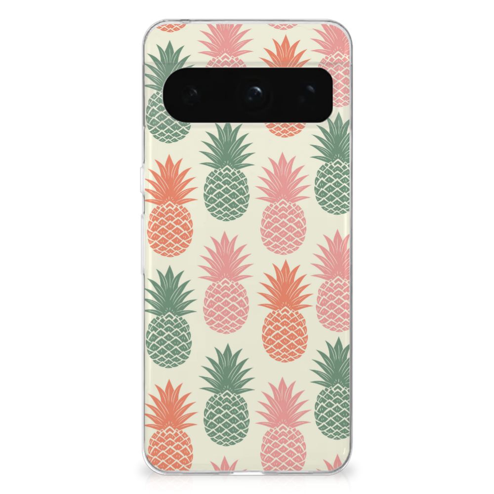Google Pixel 8 Pro Siliconen Case Ananas