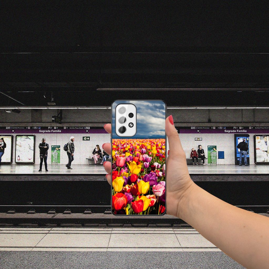 Samsung Galaxy A53 Bloemen Hoesje Tulpen B2C Telecom