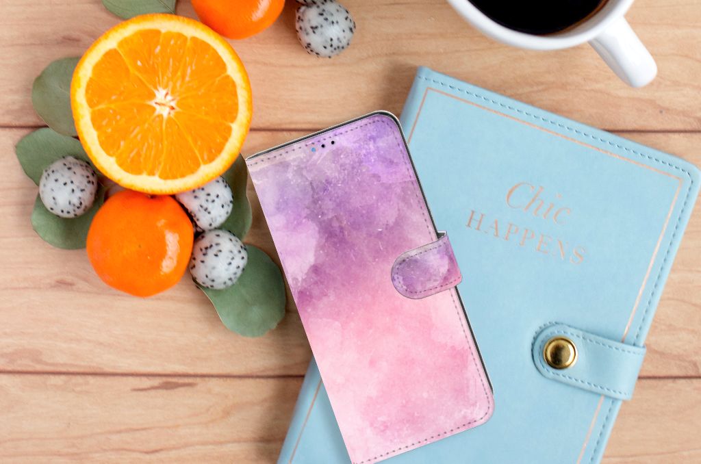 Hoesje Motorola Moto E20 | E30 | E40 Pink Purple Paint