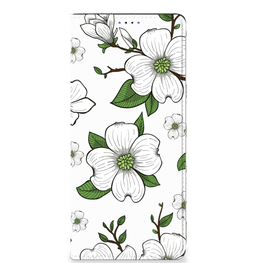 Samsung Galaxy A22 5G Smart Cover Dogwood Flowers