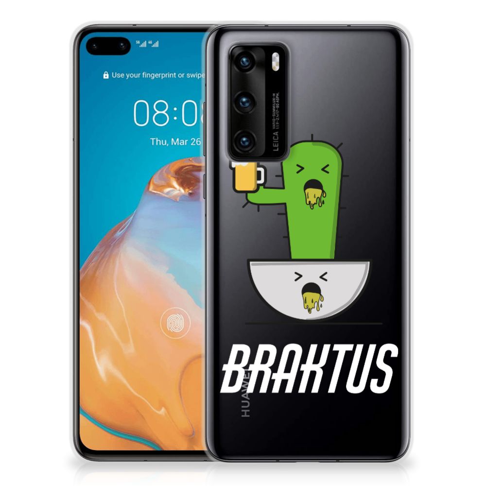 Huawei P40 Telefoonhoesje met Naam Braktus