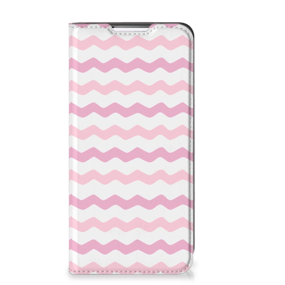 Samsung Galaxy S22 Plus Hoesje met Magneet Waves Roze - B2C Telecom