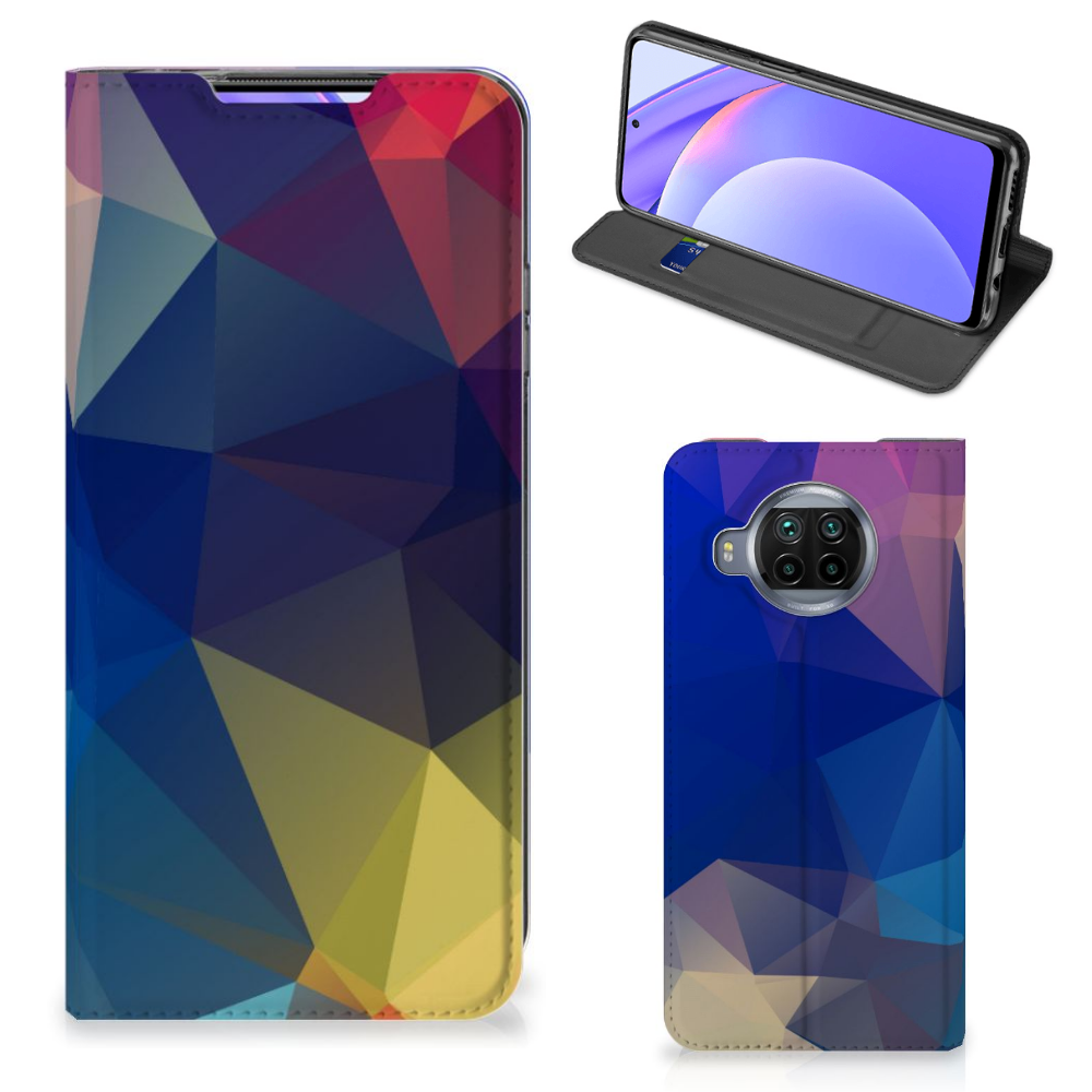 Xiaomi Mi 10T Lite Stand Case Polygon Dark - B2C Telecom