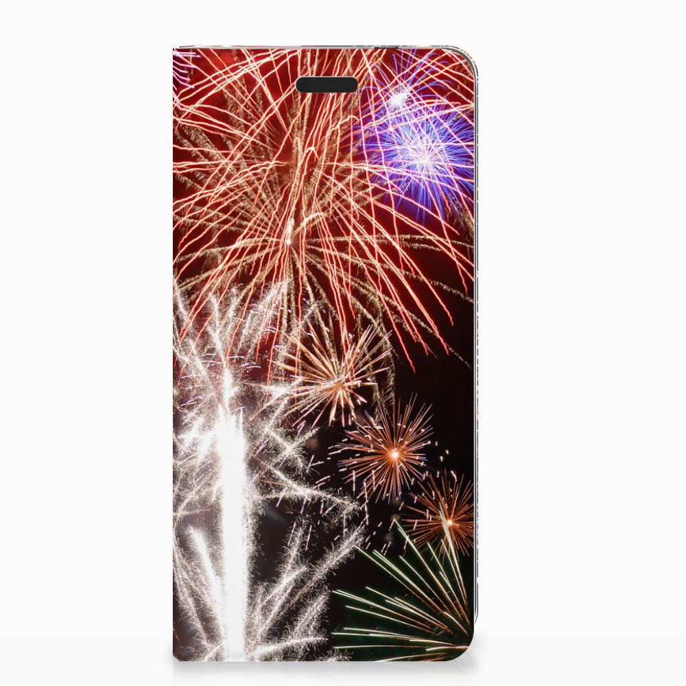 Nokia 3.1 (2018) Hippe Standcase Vuurwerk