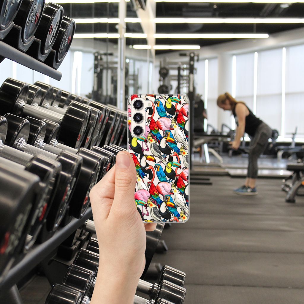 Samsung Galaxy S23 Plus TPU Hoesje Birds B2C Telecom