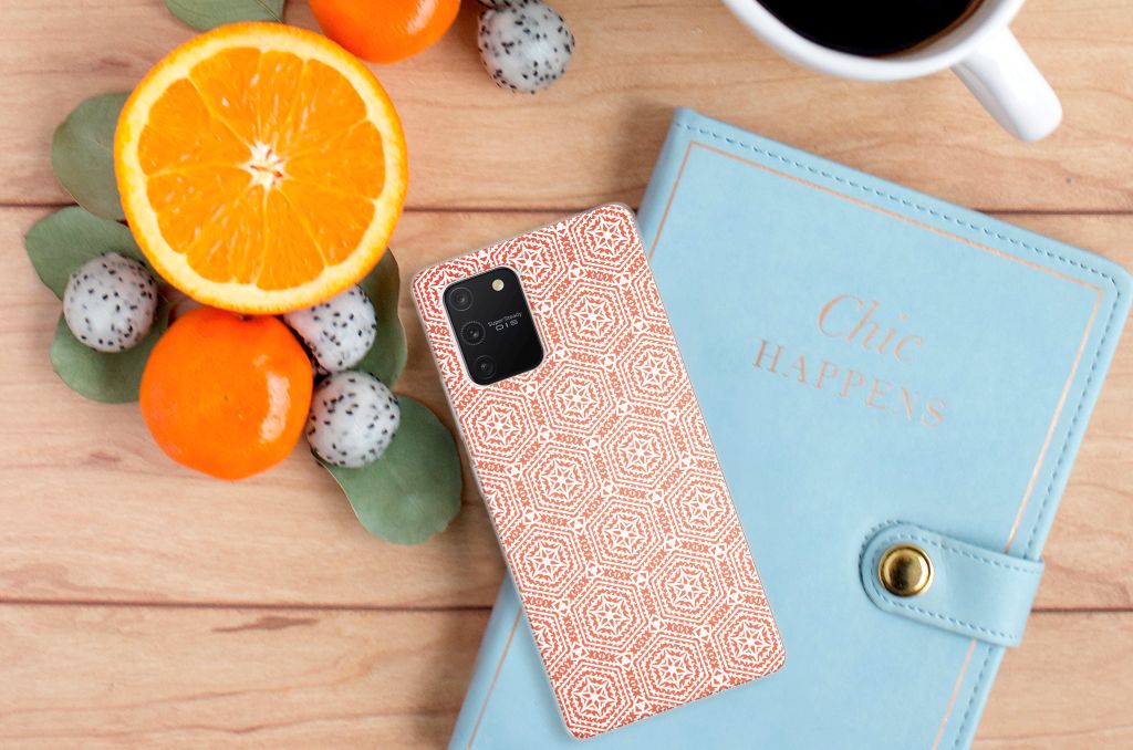 Samsung Galaxy S10 Lite TPU bumper Pattern Orange B2C Telecom