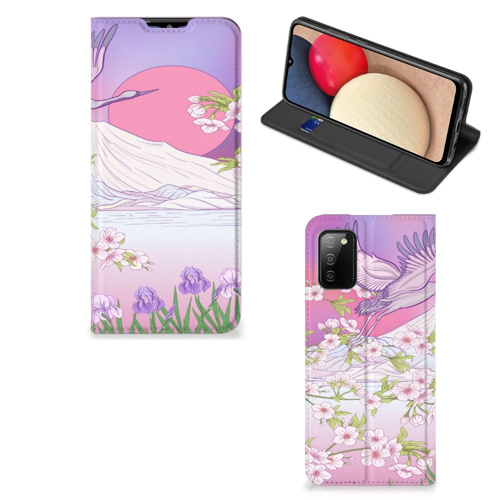 Samsung Galaxy M02s | A02s Hoesje maken Bird Flying - B2C Telecom