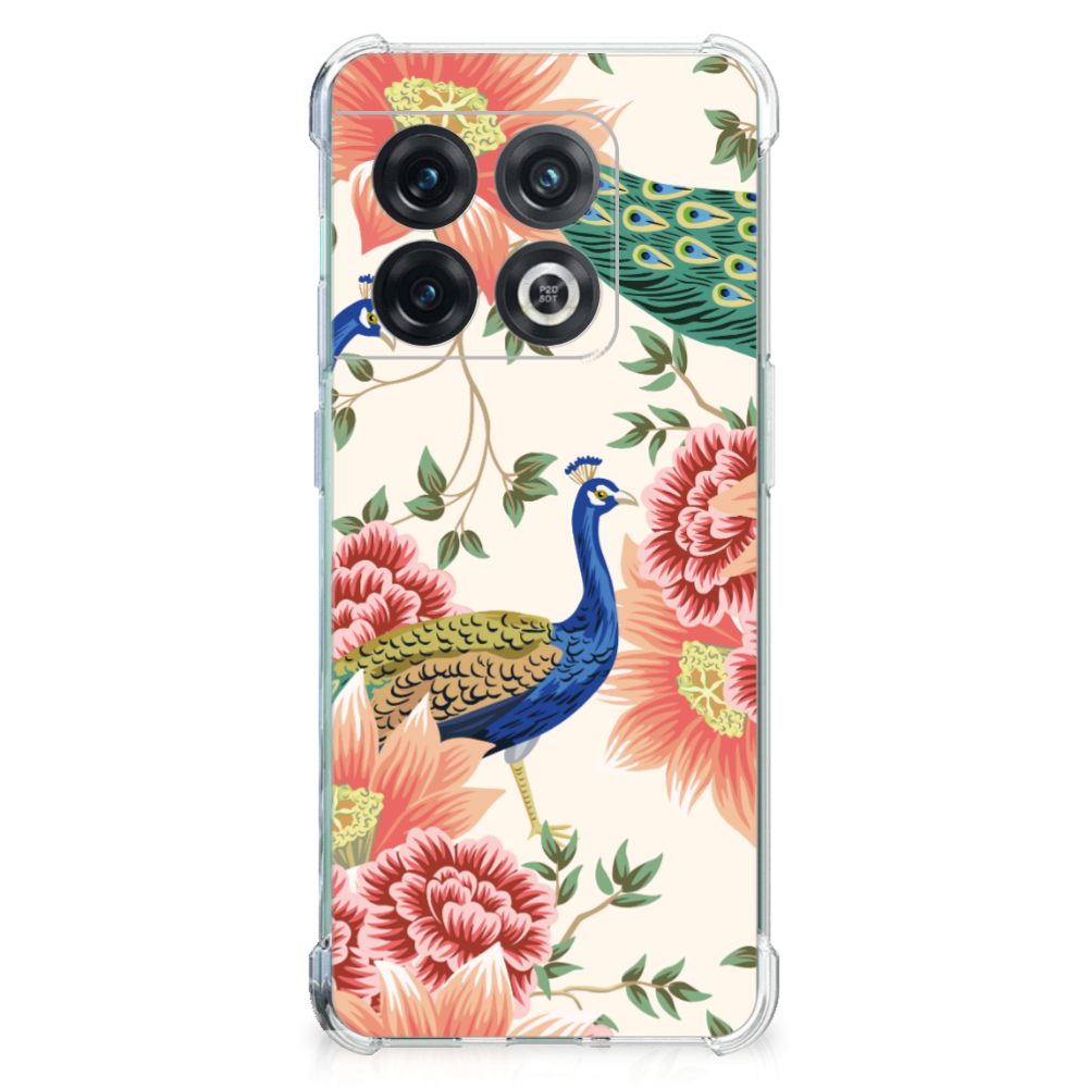 Case Anti-shock voor OnePlus 10 Pro Pink Peacock B2C Telecom