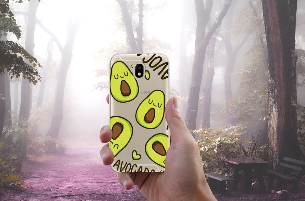 Samsung Galaxy J5 2017 Telefoonhoesje met Naam Avocado Singing