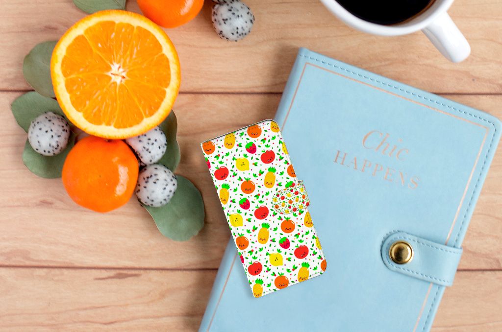 Motorola Moto G60 Book Cover Fruits