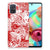 Silicone Back Case Samsung Galaxy A71 Angel Skull Rood B2C Telecom