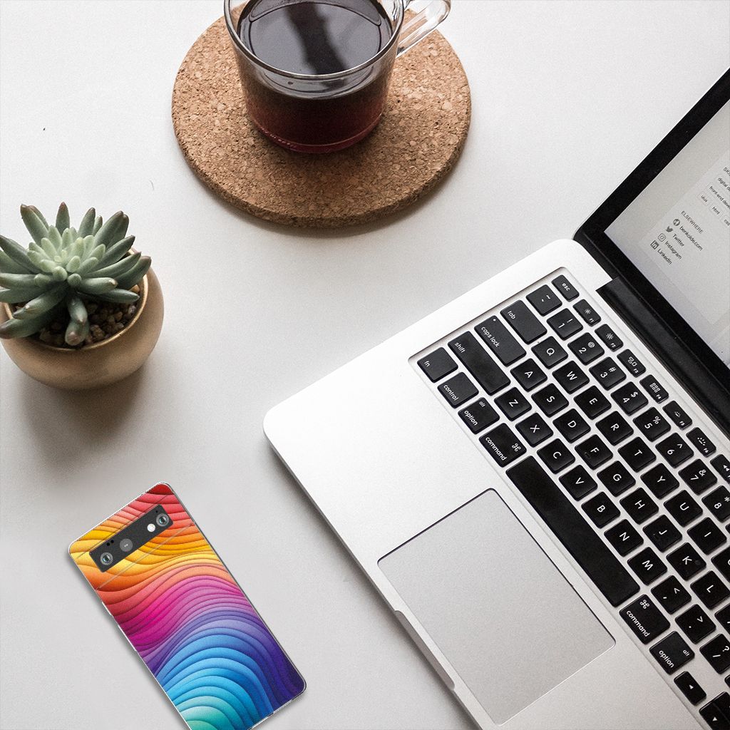 TPU Hoesje voor Google Pixel 6 Regenboog