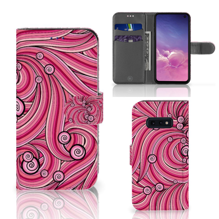 Samsung Galaxy S10e Hoesje Swirl Pink