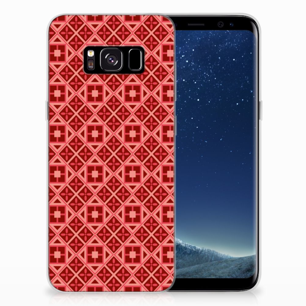 Samsung Galaxy S8 TPU bumper Batik Rood