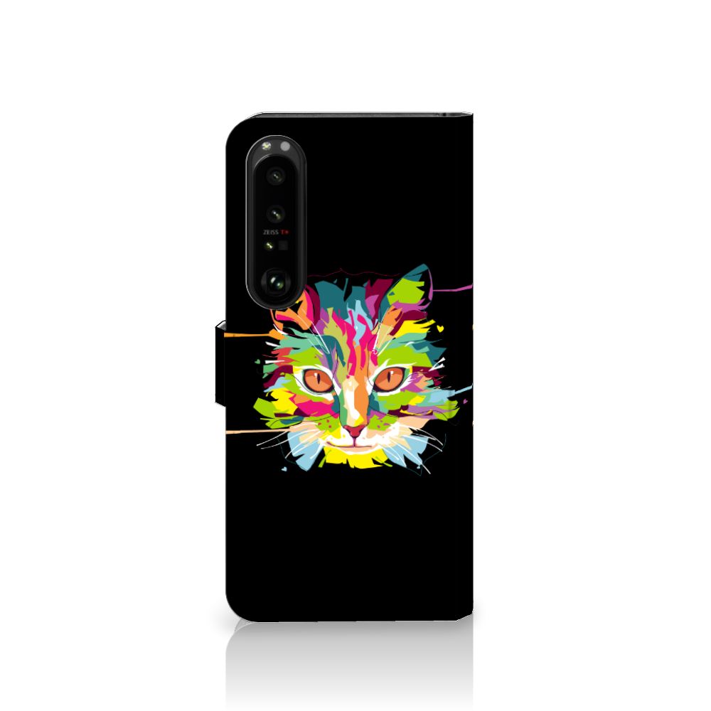 Sony Xperia 1 IV Leuk Hoesje Cat Color