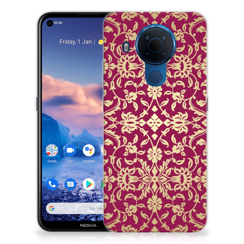 Siliconen Hoesje Nokia 5.4 Barok Pink