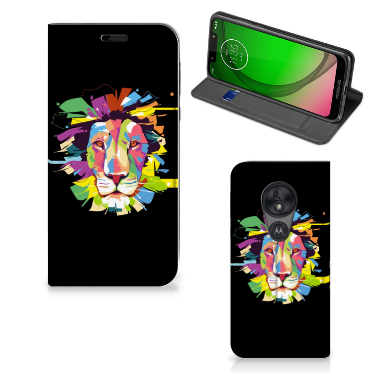 Motorola Moto G7 Play Magnet Case Lion Color - B2C Telecom