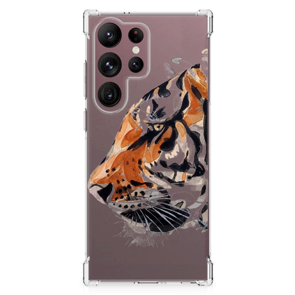 Back Cover Samsung Galaxy S23 Ultra Watercolor Tiger B2C Telecom