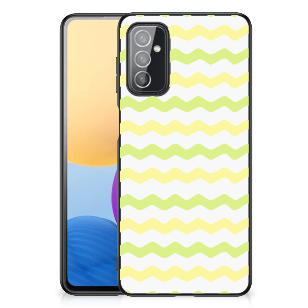 Samsung Galaxy M52 Back Case Waves Yellow
