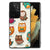 Samsung Galaxy S21 Ultra Dierenprint Telefoonhoesje Vrolijke Uilen B2C Telecom