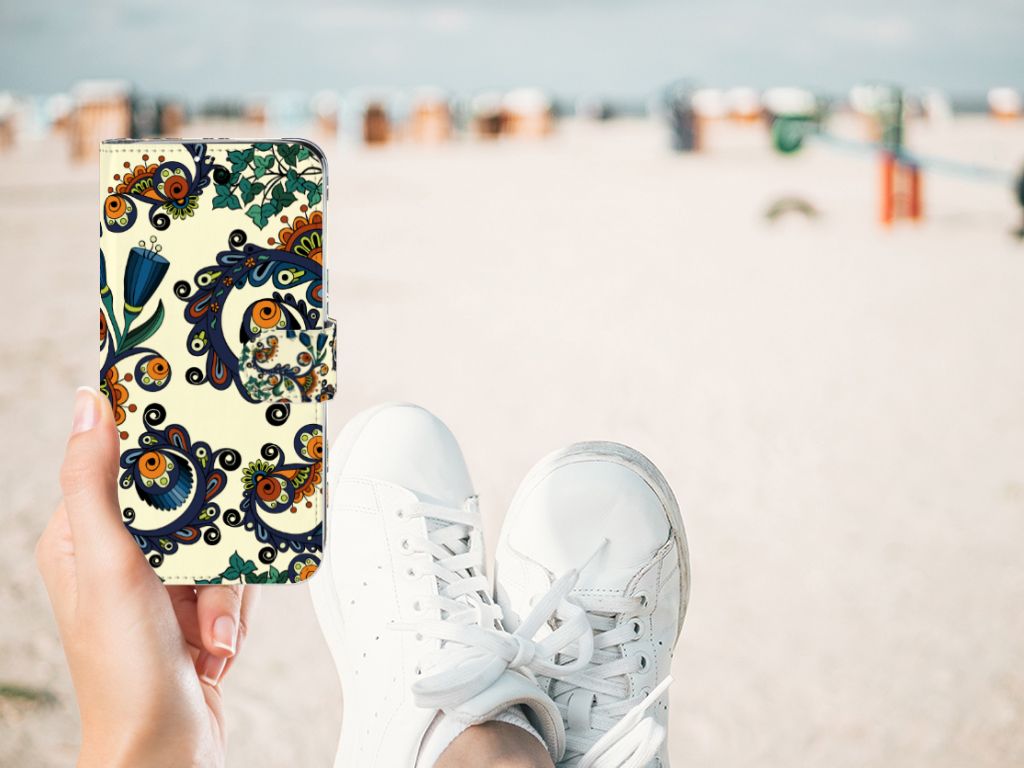 Wallet Case Motorola Moto G7 | G7 Plus Barok Flower