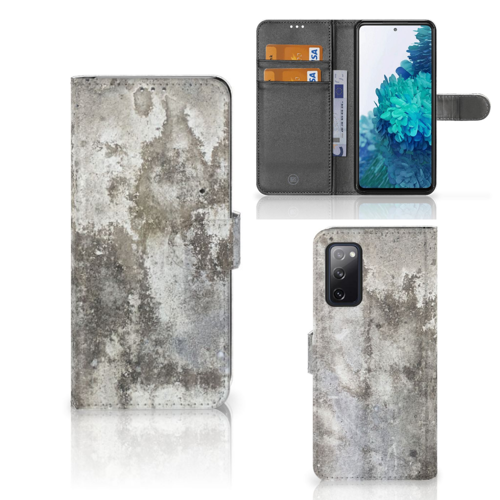 Samsung Galaxy S20 FE Bookcase Beton Print