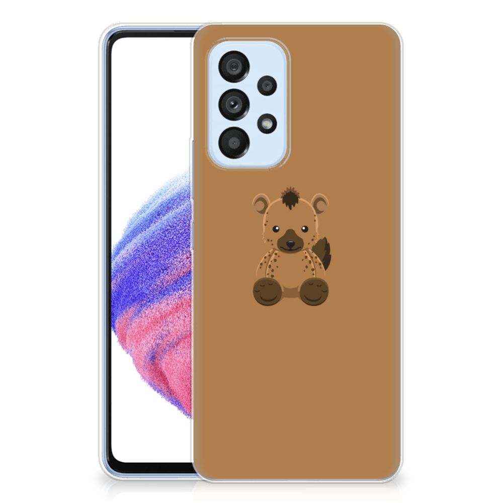 Samsung Galaxy A53 5G Telefoonhoesje met Naam Baby Hyena