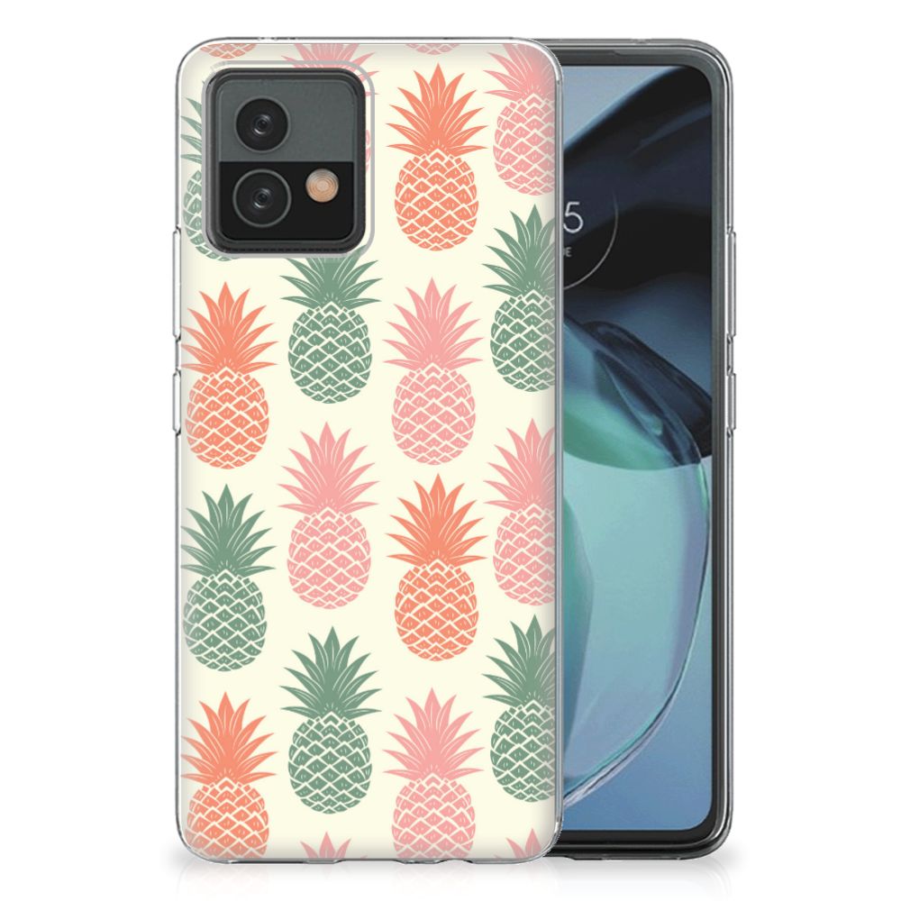 Motorola Moto G72 Siliconen Case Ananas B2C Telecom