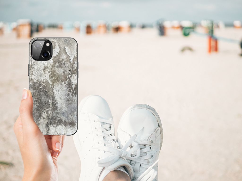 Apple iPhone 13 Marmeren Print Telefoonhoesje Beton Print B2C Telecom
