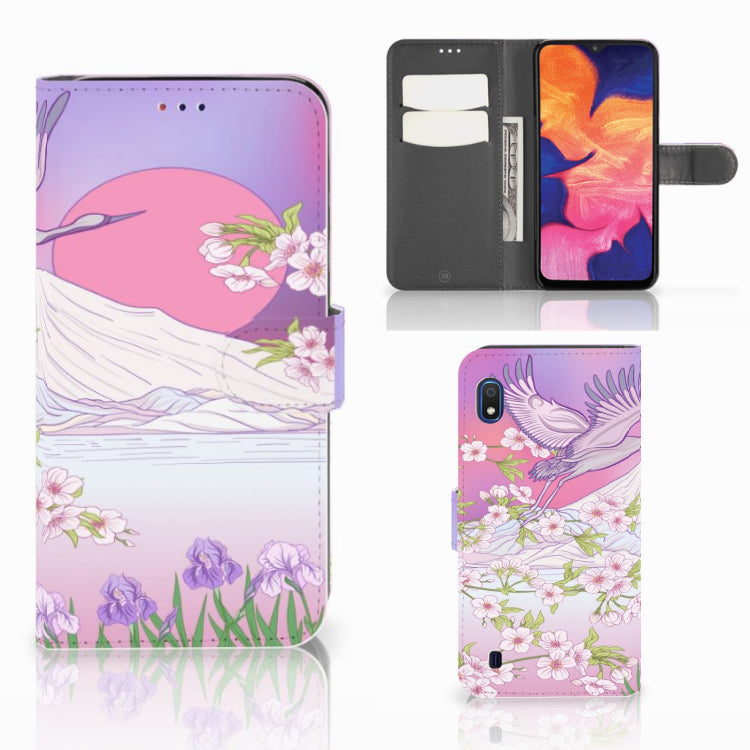 Samsung Galaxy A10 Telefoonhoesje met Pasjes Bird Flying