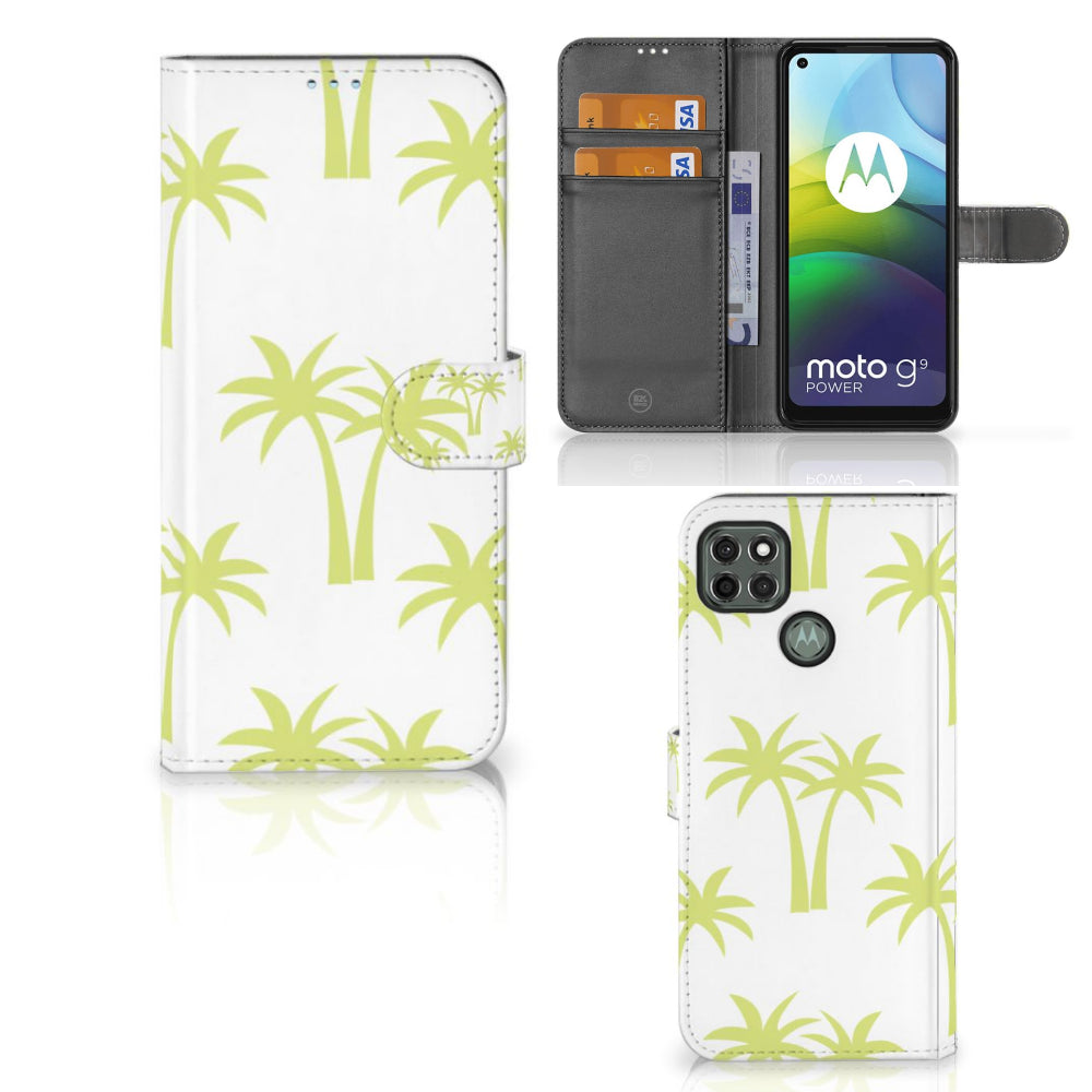 Motorola Moto G9 Power Hoesje Palmtrees