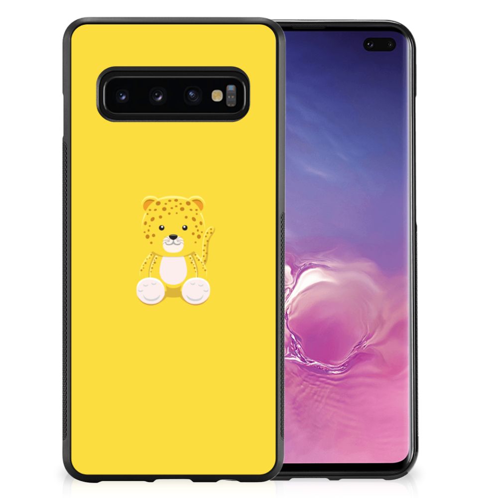 Samsung Galaxy S10+ Bumper Hoesje Baby Leopard B2C Telecom