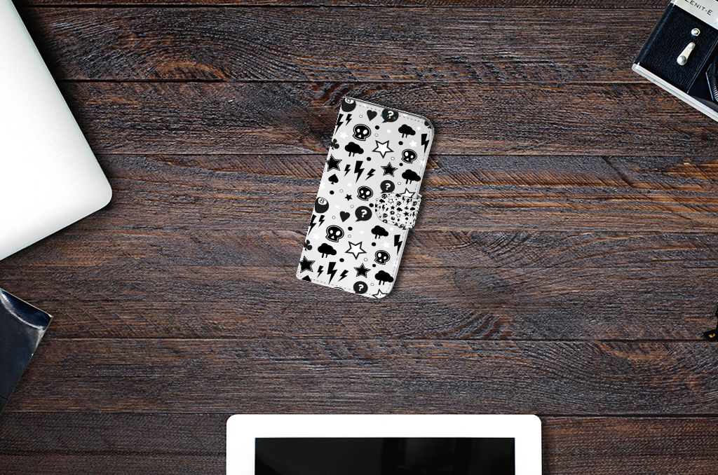 Telefoonhoesje met Naam iPhone 14 Pro Silver Punk