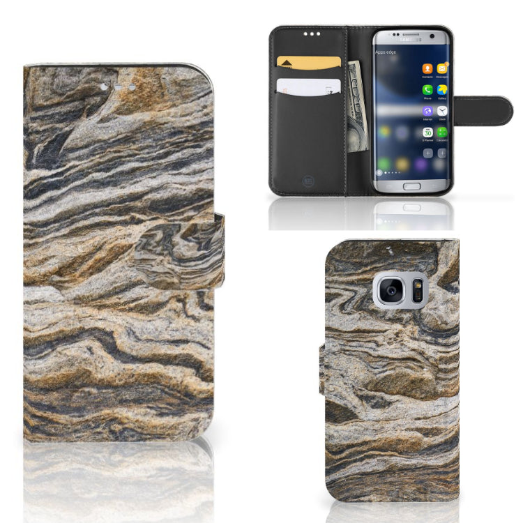 Samsung Galaxy S7 Bookcase Steen