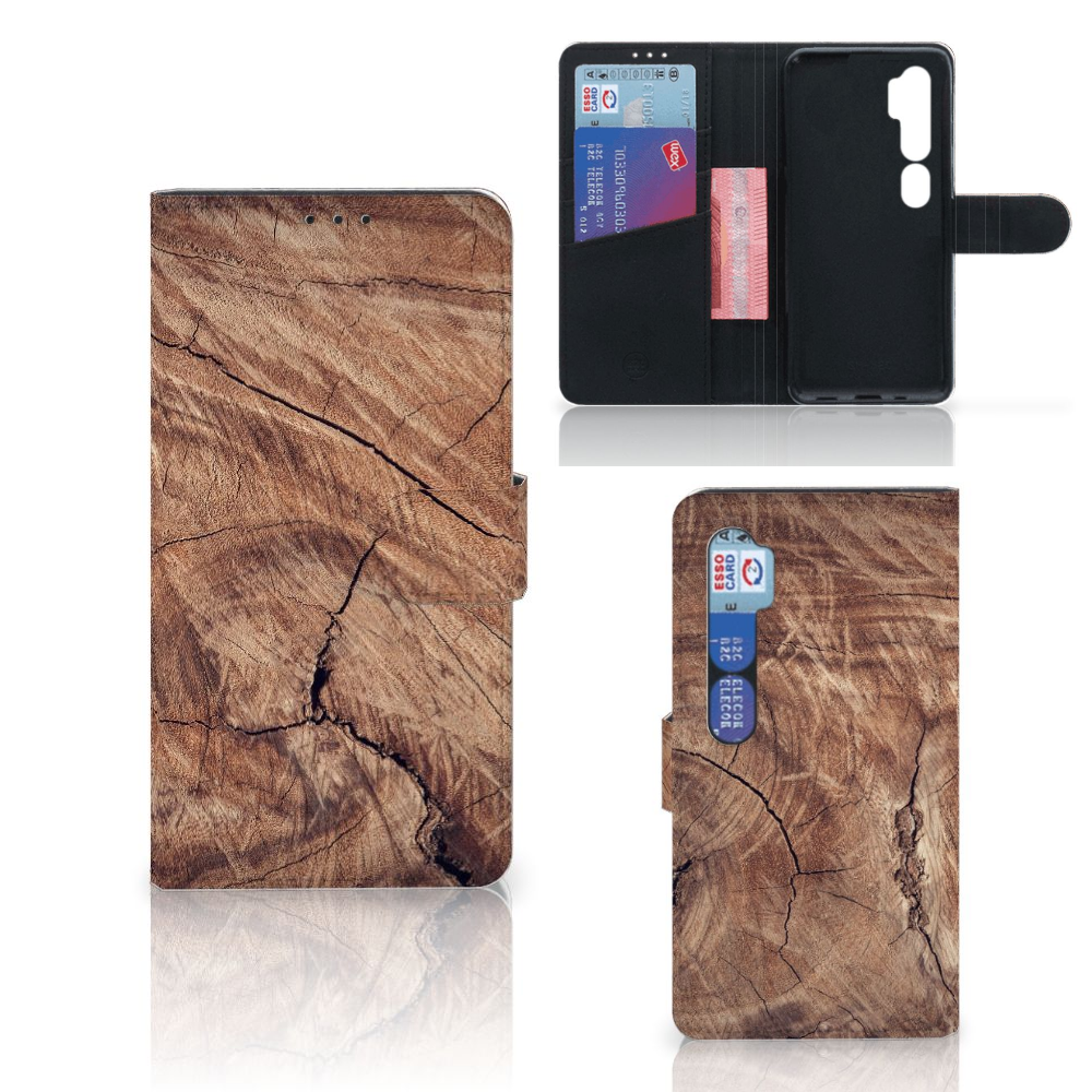 Xiaomi Mi Note 10 Pro Book Style Case Tree Trunk