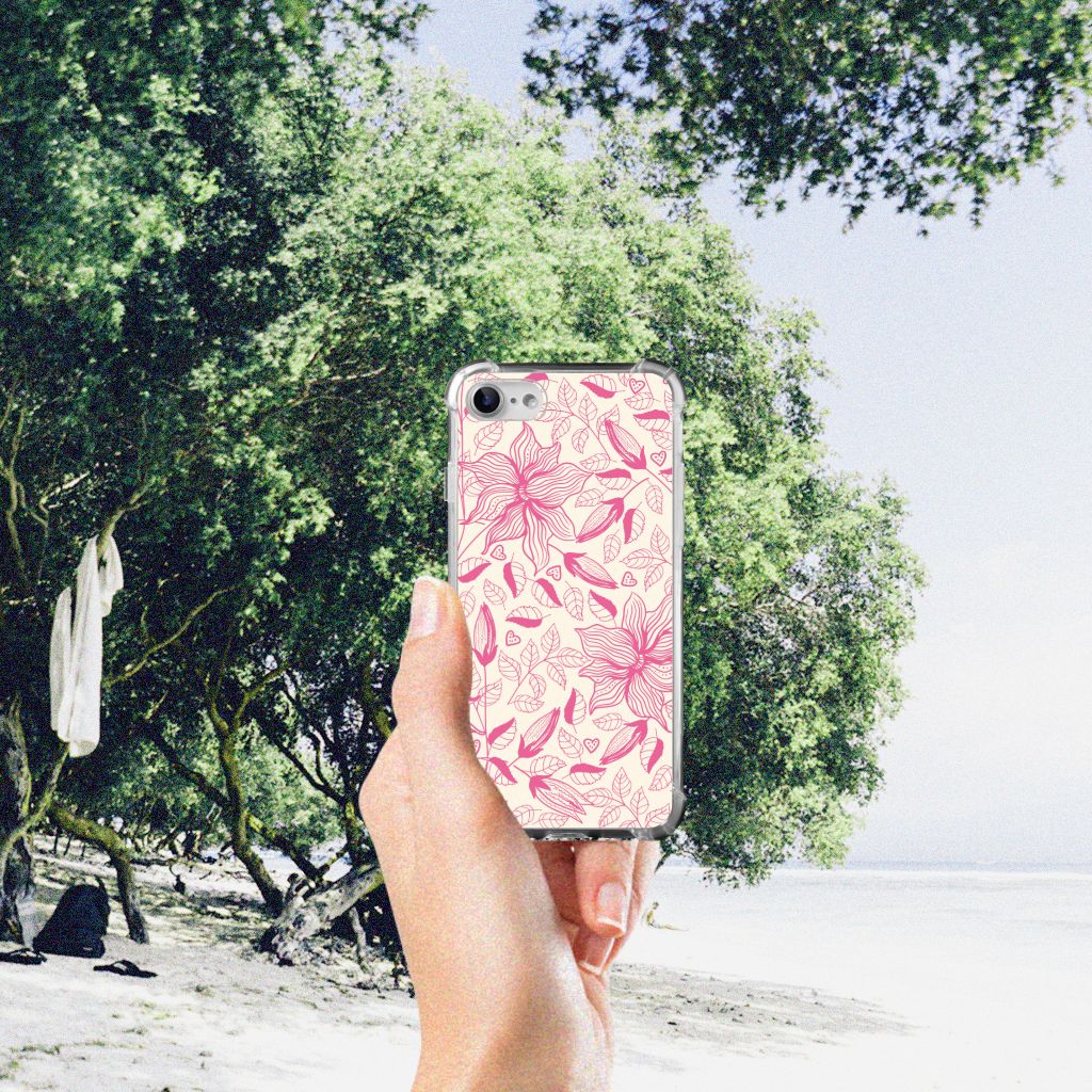 iPhone SE 2022/2020 | iPhone 8/7 Case Pink Flowers B2C Telecom