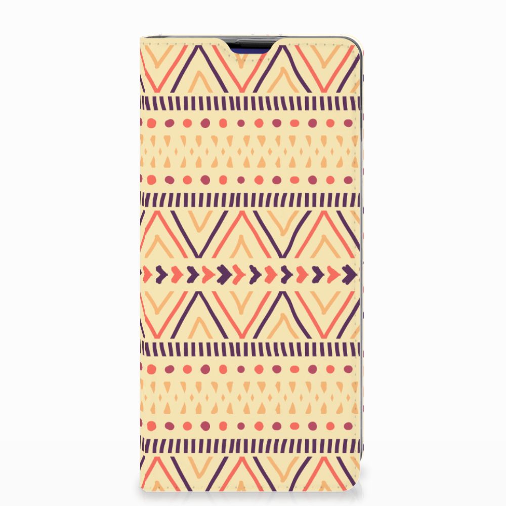 Samsung Galaxy S10 Plus Hoesje met Magneet Aztec Yellow