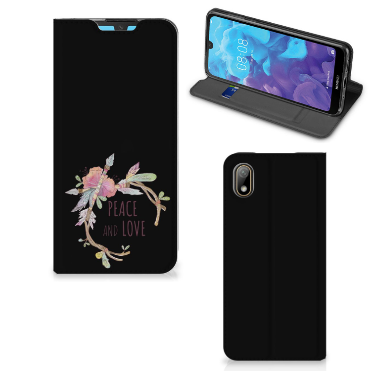 Huawei Y5 (2019) Magnet Case Boho Text - B2C Telecom
