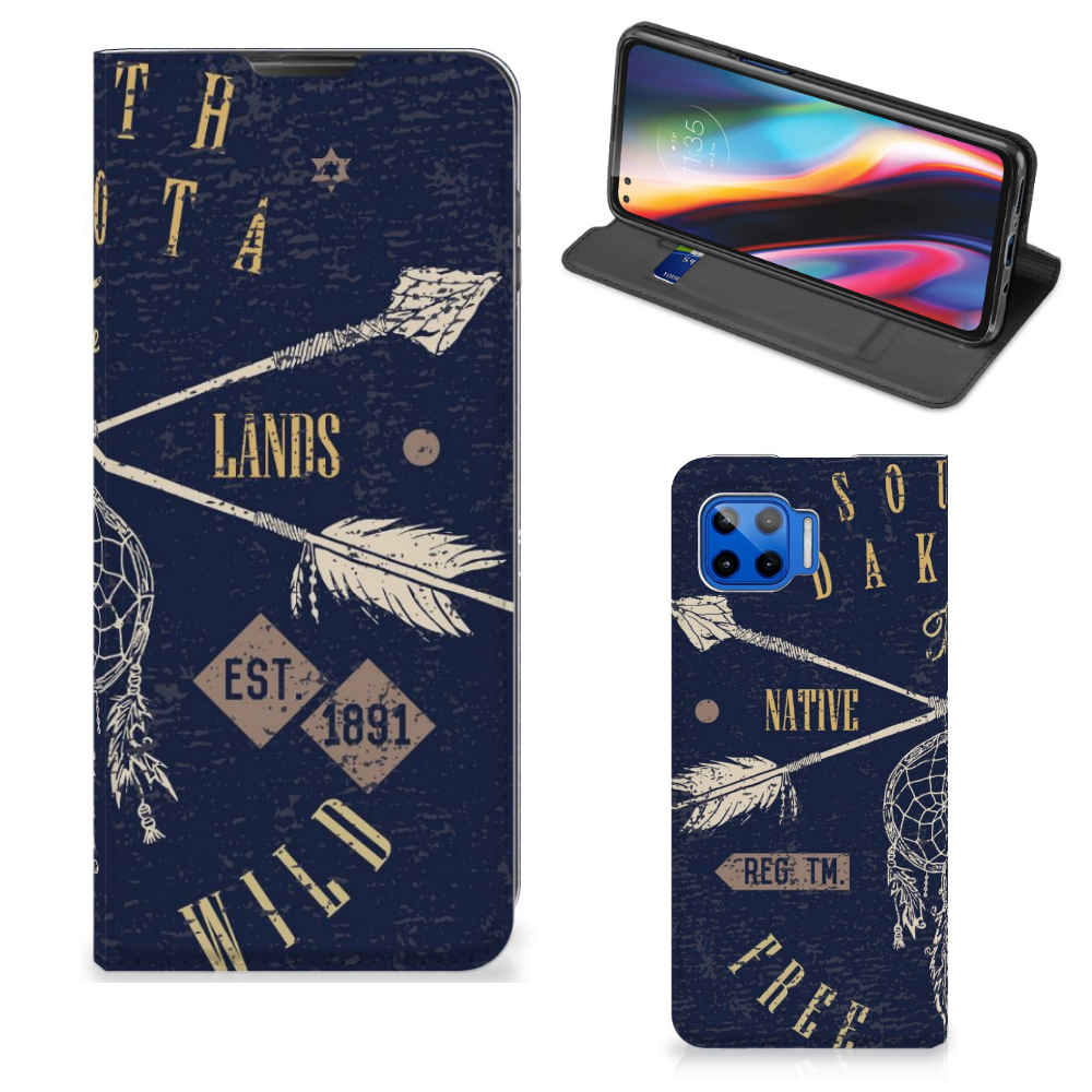 Motorola Moto G 5G Plus Book Cover South Dakota - B2C Telecom