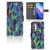 OPPO Find X3 Neo 5G Book Case Abstract Green Blue