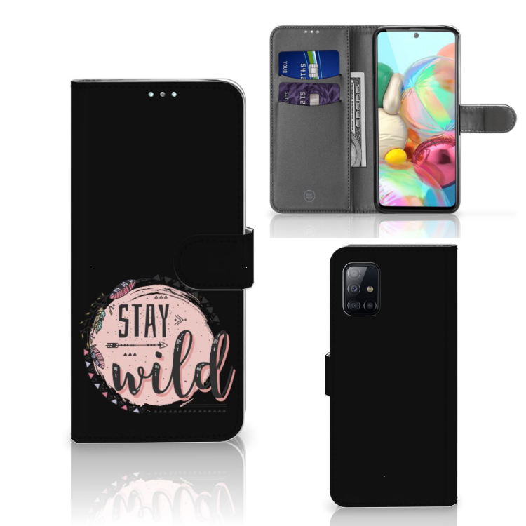Samsung Galaxy A71 Leuk Hoesje Boho Stay Wild