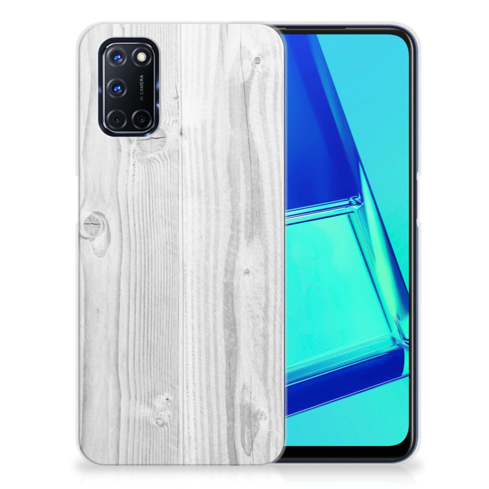 OPPO A52 | A72 Bumper Hoesje White Wood B2C Telecom