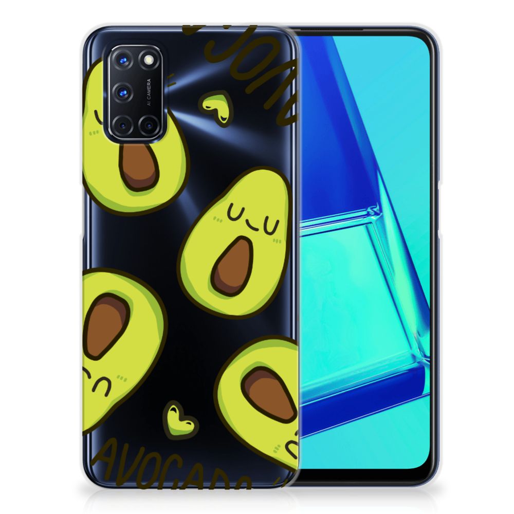 OPPO A52 | A72 Telefoonhoesje met Naam Avocado Singing