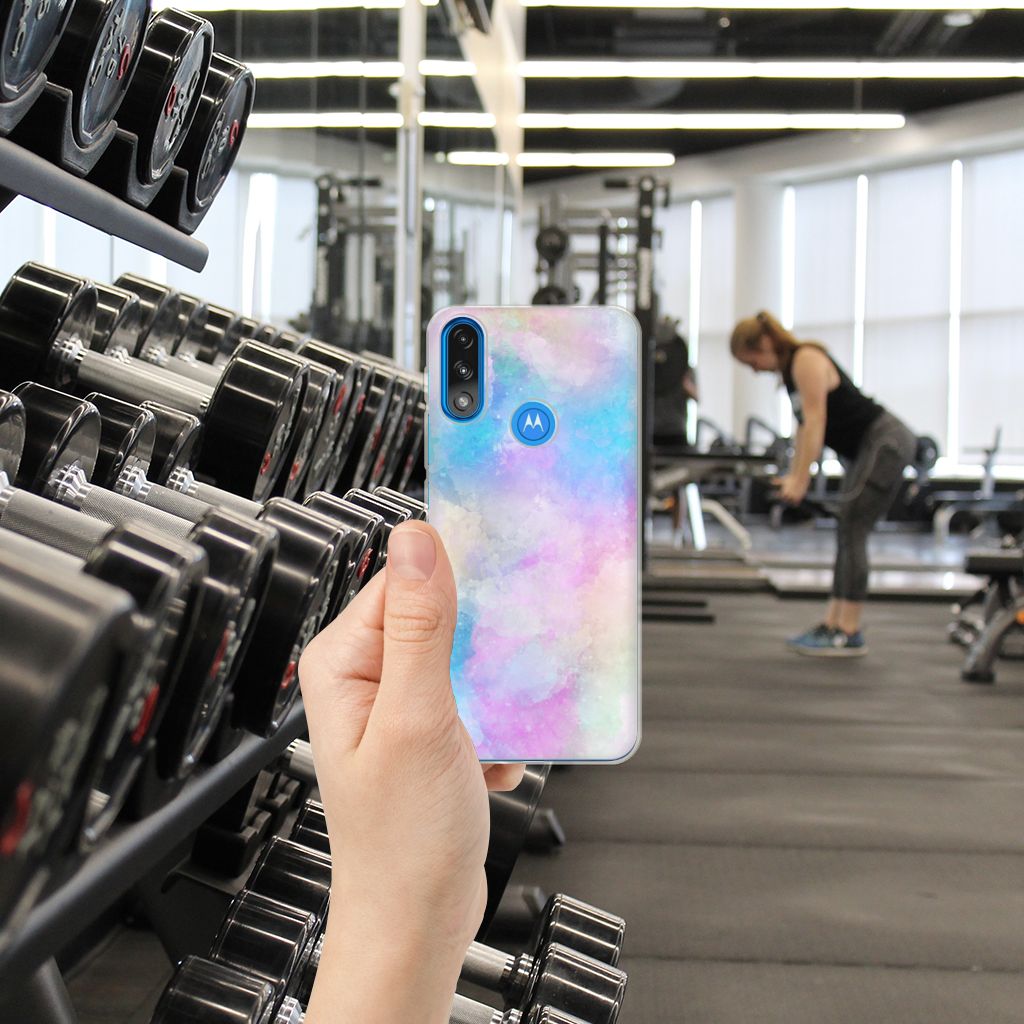 Hoesje maken Motorola Moto E7/E7i Power Watercolor Light B2C Telecom