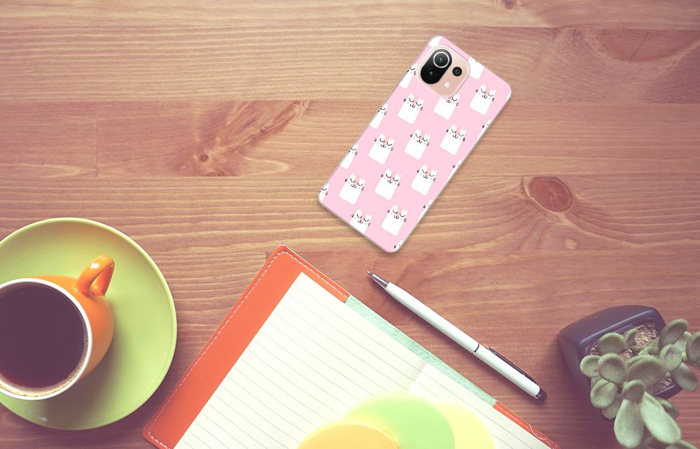 Xiaomi Mi 11 Lite | 11 Lite 5G NE TPU Hoesje Sleeping Cats B2C Telecom