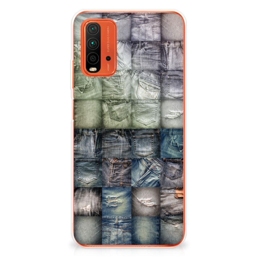 Silicone Back Cover Xiaomi Poco M3 Spijkerbroeken