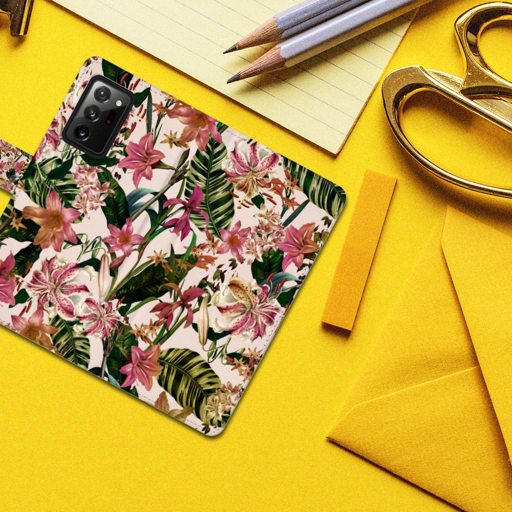 Samsung Galaxy Note20 Ultra Hoesje Flowers