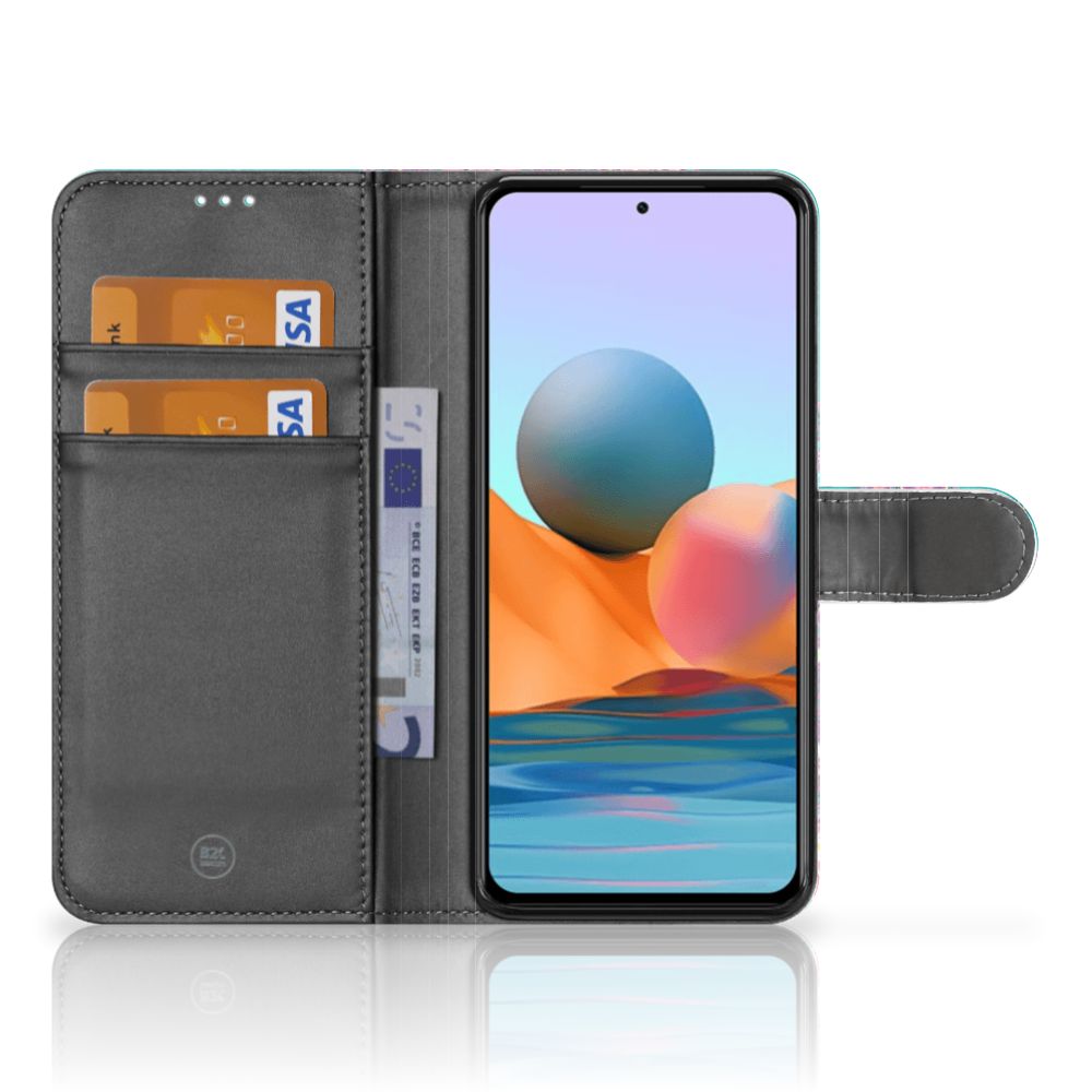Xiaomi Redmi Note 10 Pro Hoesje Cirkels en Vlinders